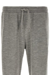 Brunello Cucinelli Gray Cashmere Joggers (Workout Pants)