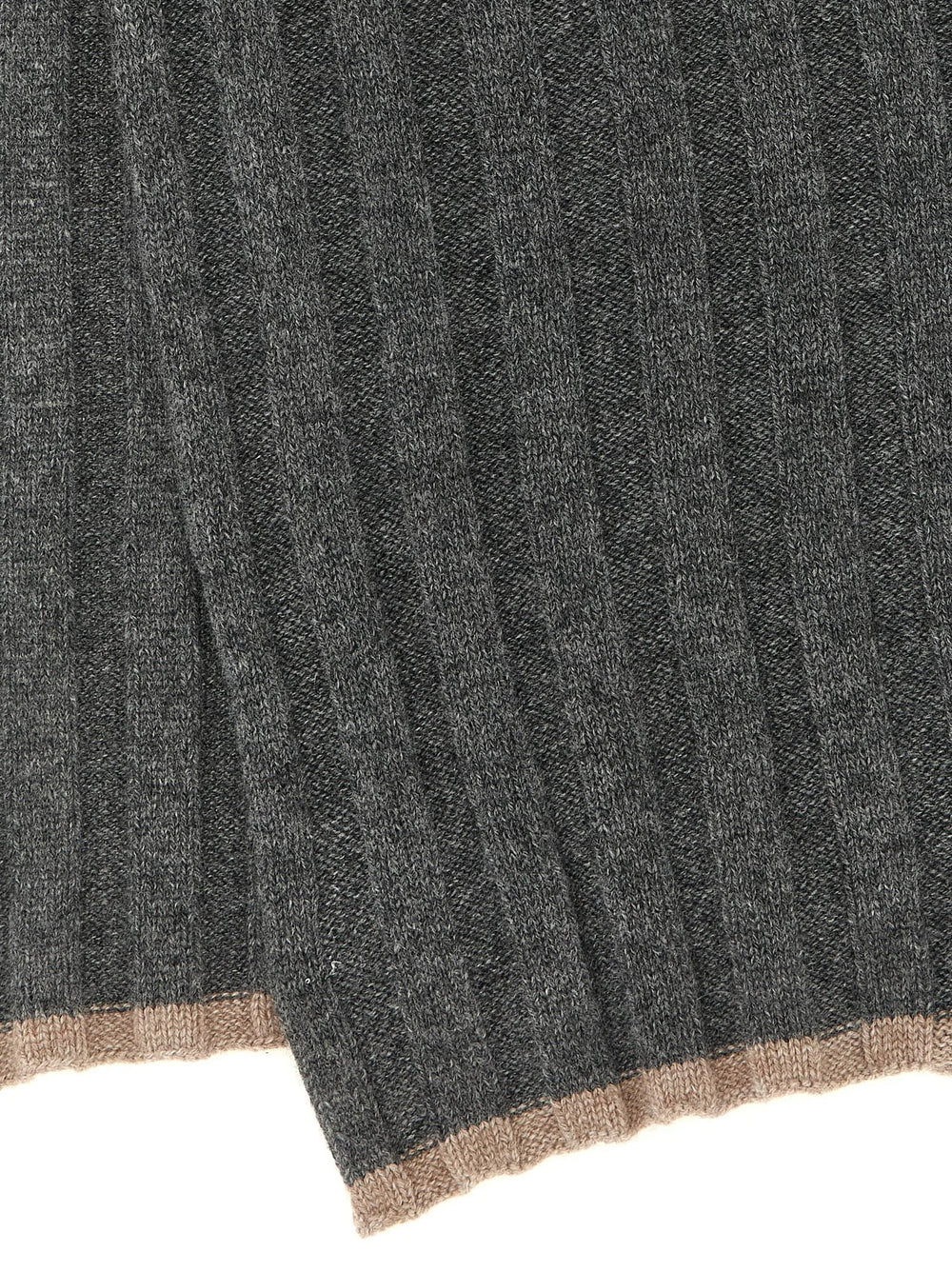 Brunello Cucinelli Gray Cashmere Scarf