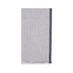 Brunello Cucinelli Gray Cashmere Scarf