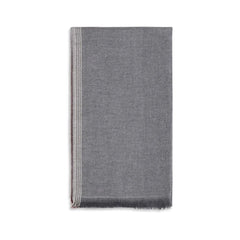 Brunello Cucinelli Gray Cashmere Scarf