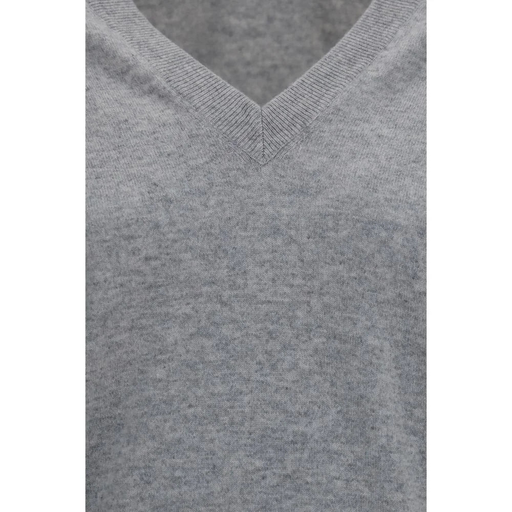 Brunello Cucinelli Gray Cashmere Sweater