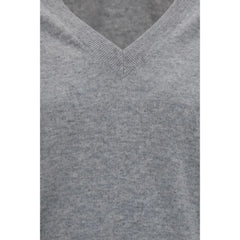 Brunello Cucinelli Gray Cashmere Sweater