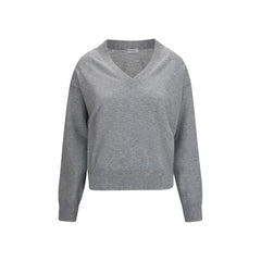 Brunello Cucinelli Gray Cashmere Sweater