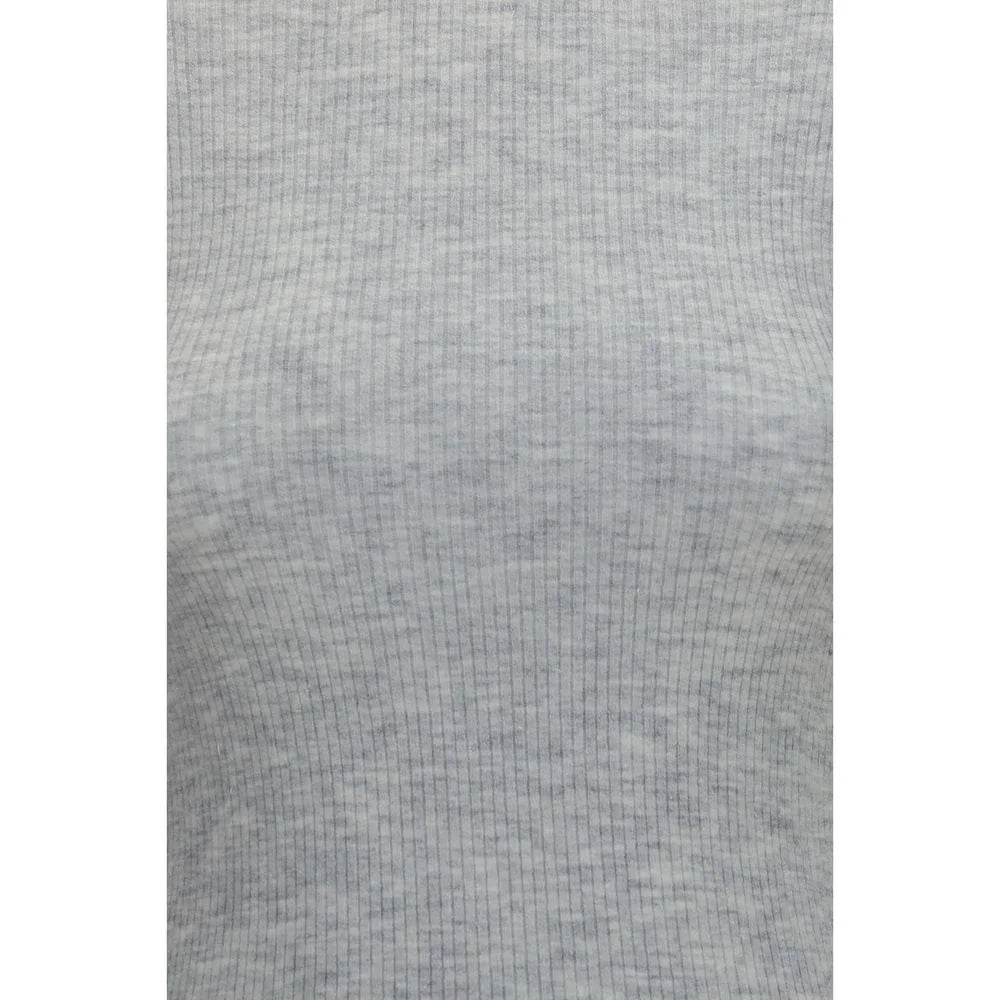 Brunello Cucinelli Gray Cashmere Sweatshirt