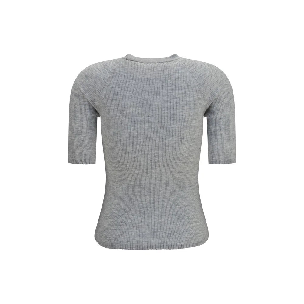 Brunello Cucinelli Gray Cashmere Sweatshirt