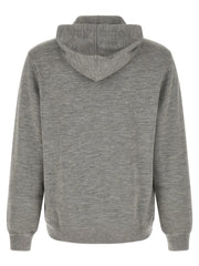 Brunello Cucinelli Gray Cashmere Sweatshirt