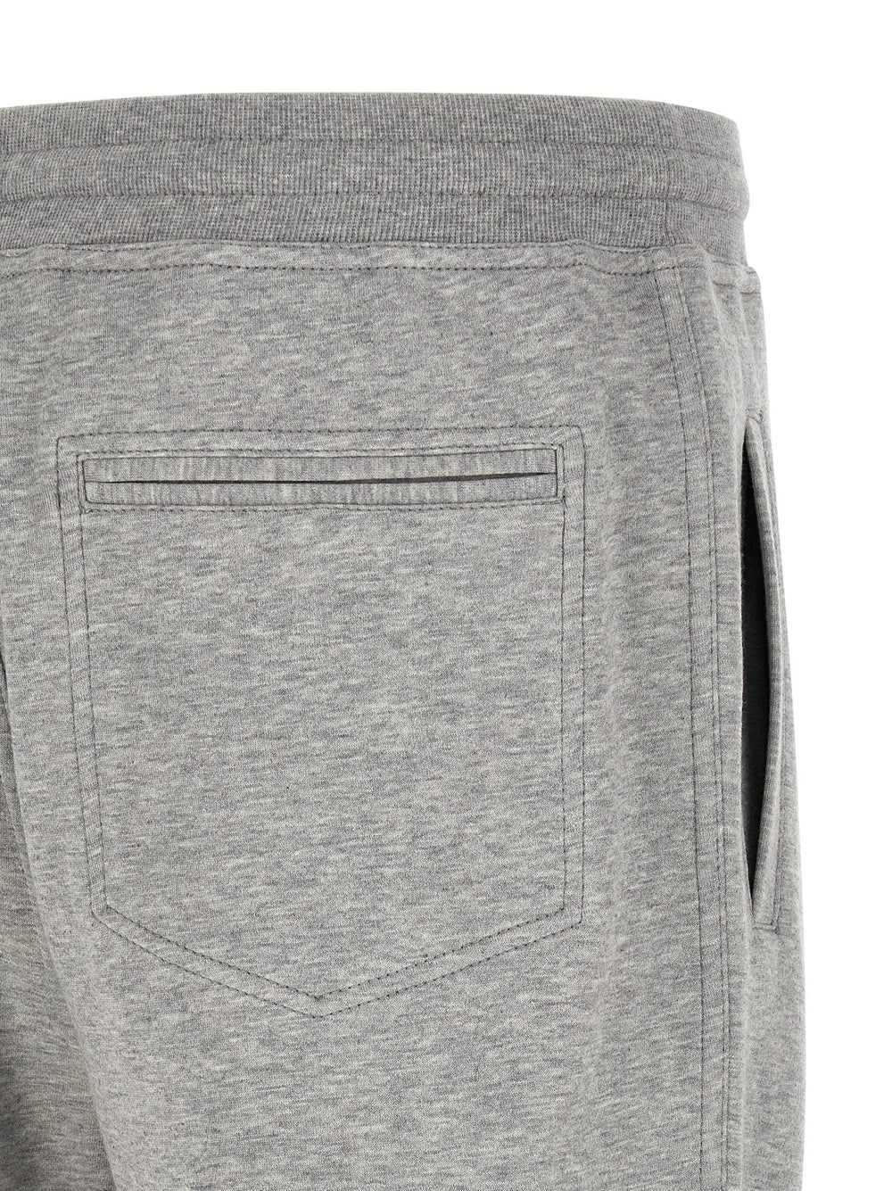 Brunello Cucinelli Gray Cotton Athletic Pants