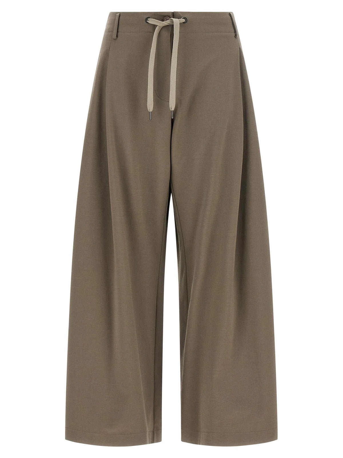 Brunello Cucinelli Gray Cotton Athletic Pants
