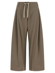 Brunello Cucinelli Gray Cotton Athletic Pants