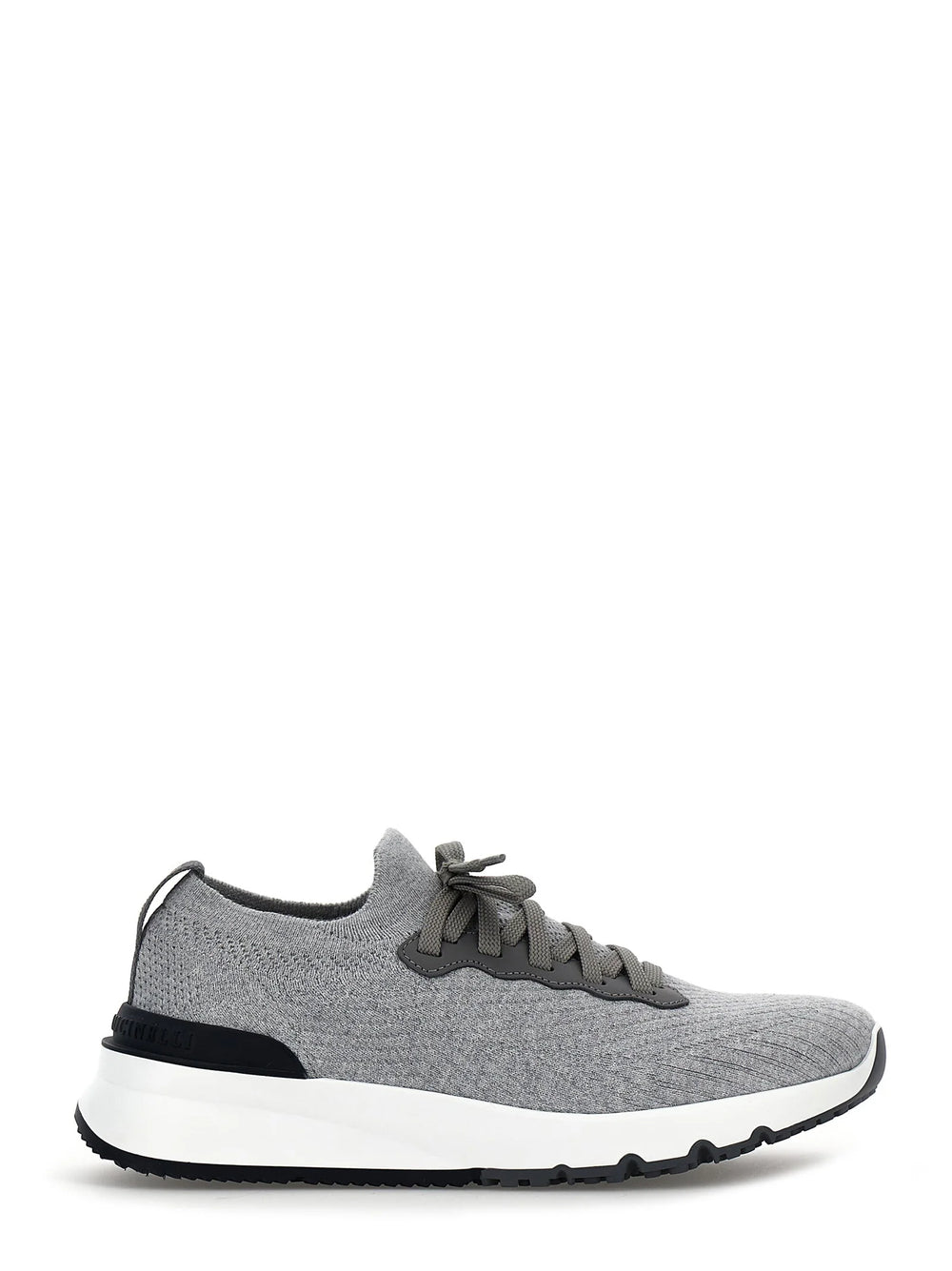 Brunello Cucinelli Grå bomulls sneakers