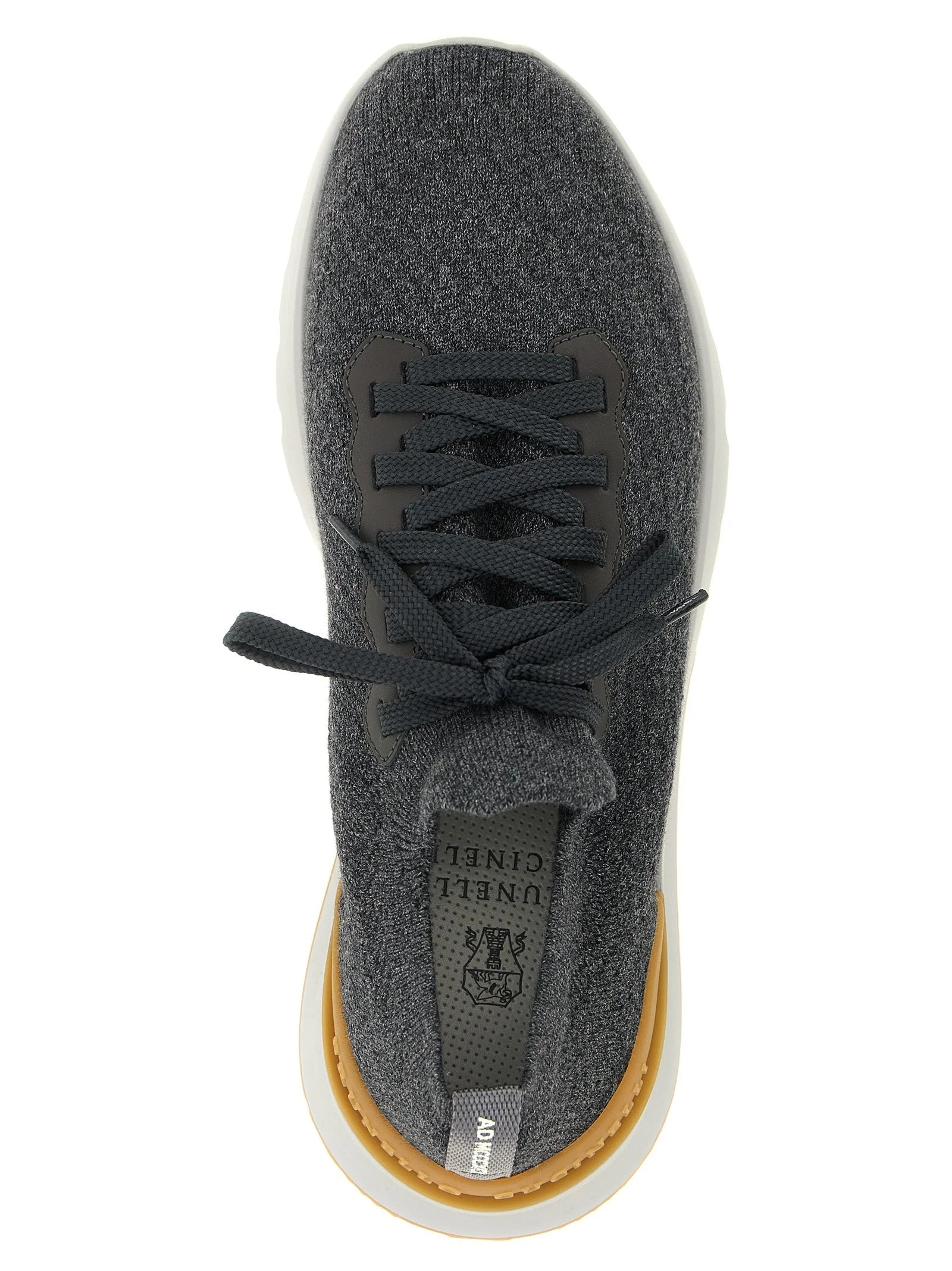 Brunello Cucinelli Zapatillas deportivas de algodón gris