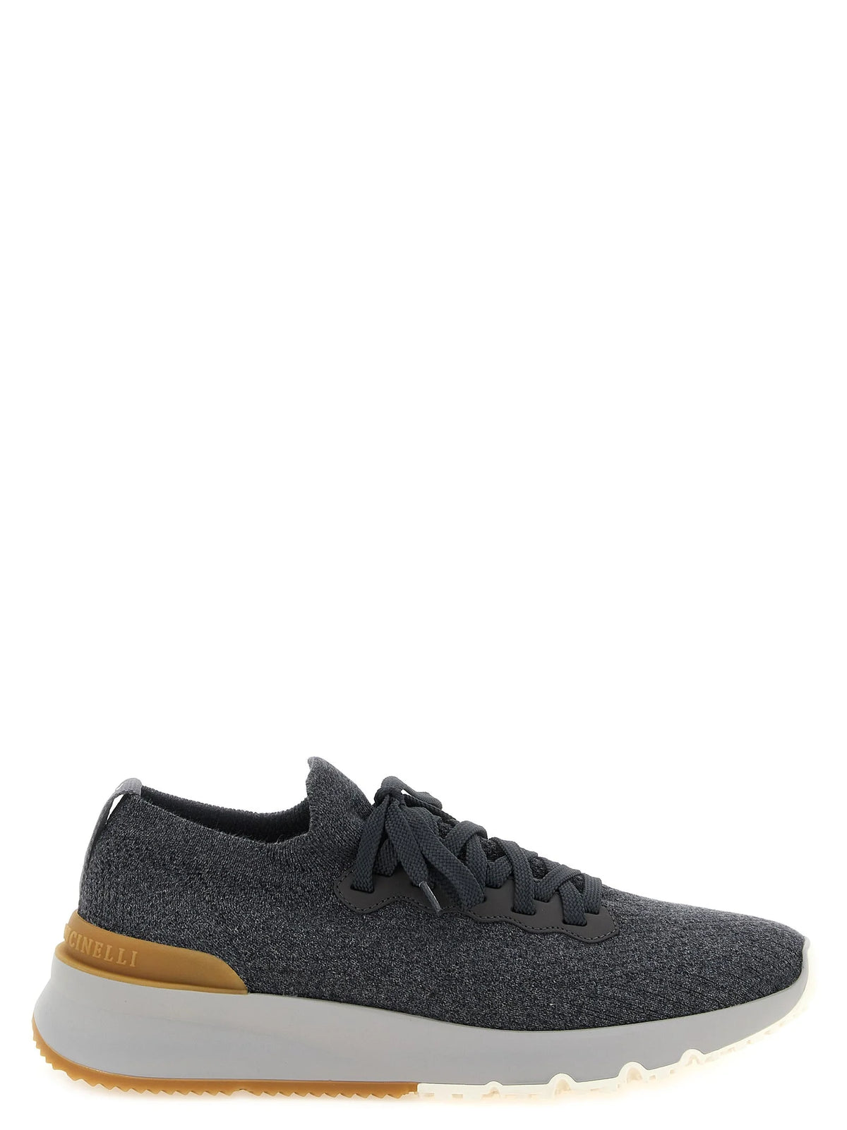 Brunello Cucinelli Zapatillas deportivas de algodón gris