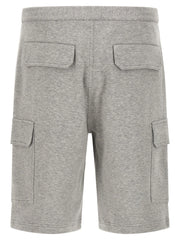 Brunello Cucinelli Gray Cotton Bermuda Shorts