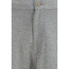 Brunello Cucinelli Gray Cotton Bermuda Shorts