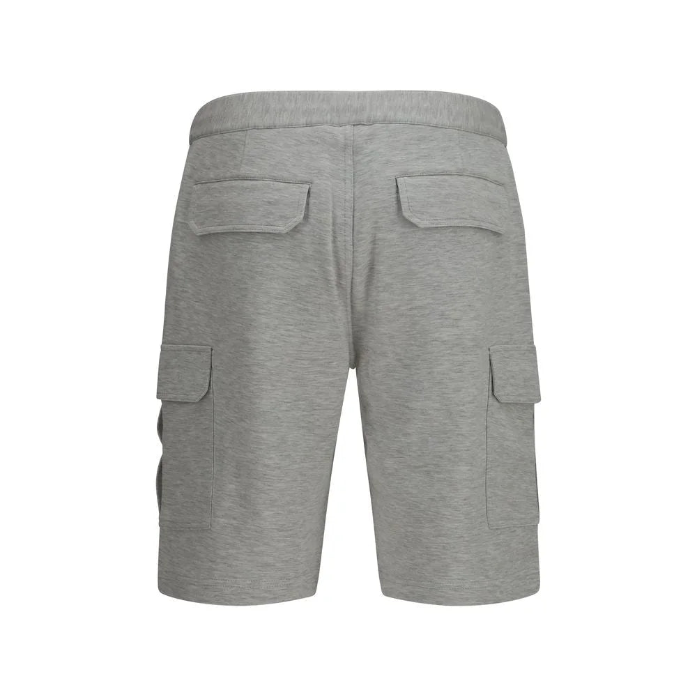 Brunello Cucinelli Gray Cotton Bermuda Shorts