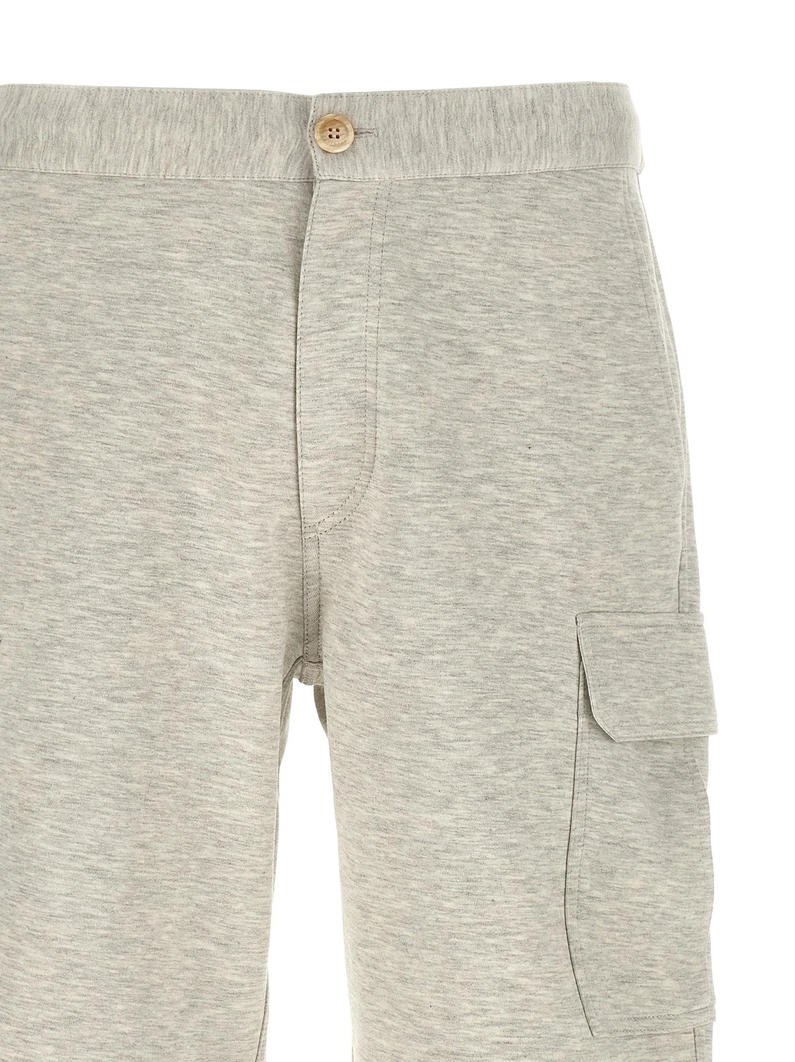 Brunello Cucinelli Gray Cotton Bermuda Shorts