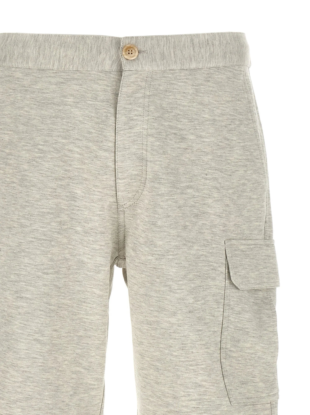Brunello Cucinelli Gray Cotton Bermuda Shorts