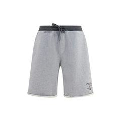 Brunello Cucinelli Gray Cotton Bermuda Shorts