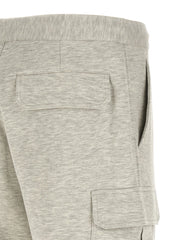 Brunello Cucinelli Gray Cotton Bermuda Shorts