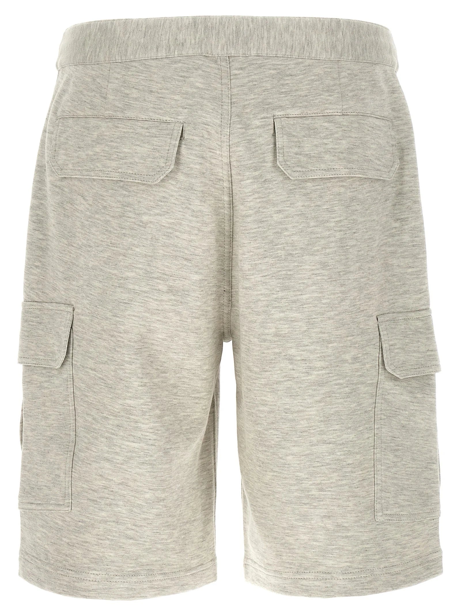 Brunello Cucinelli Gray Cotton Bermuda Shorts