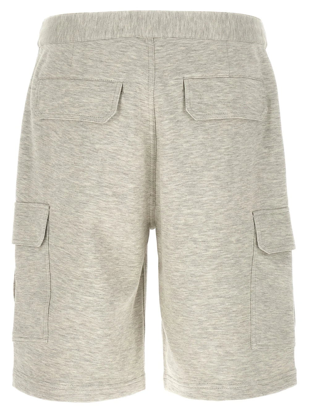 Brunello Cucinelli Gray Cotton Bermuda Shorts
