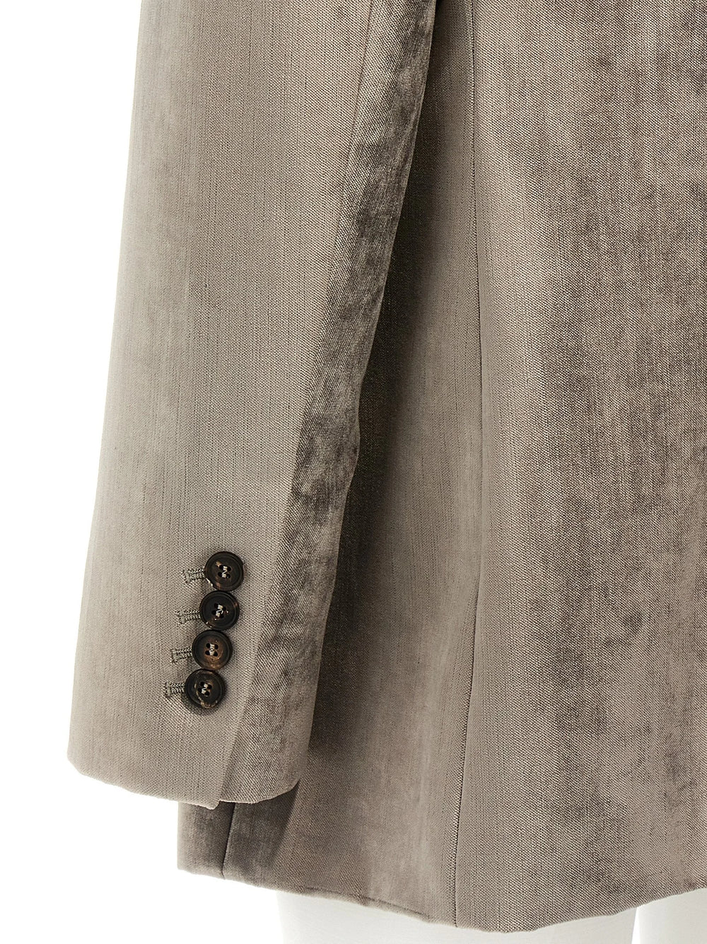 Brunello Cucinelli Gray Cotton Blazer - IT42