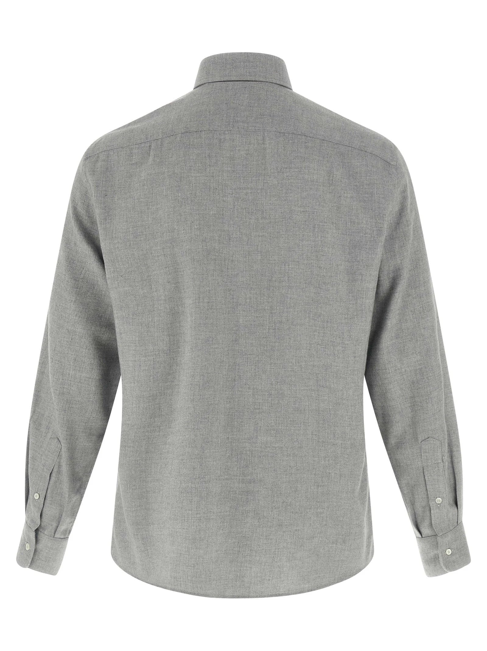 Brunello Cucinelli Gray Cotton Blouse