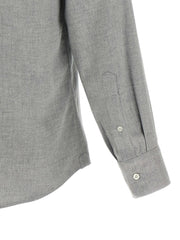 Brunello Cucinelli Gray Cotton Blouse