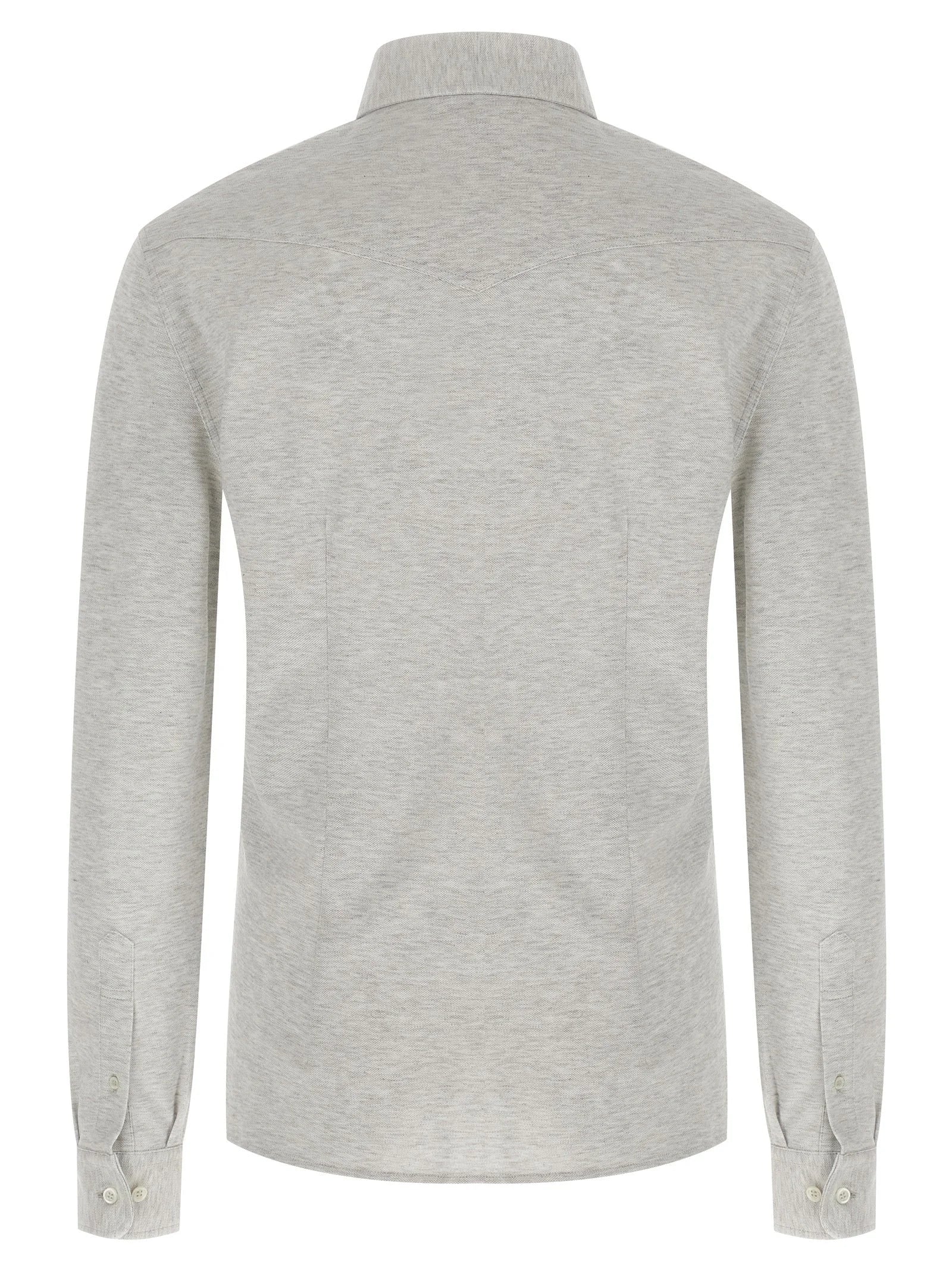 Brunello Cucinelli Gray Cotton Blouse