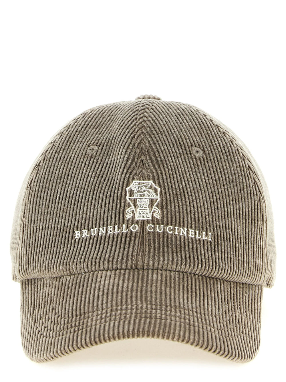 Brunello Cucinelli Gray Cotton Cap (Baseball Hat) - L