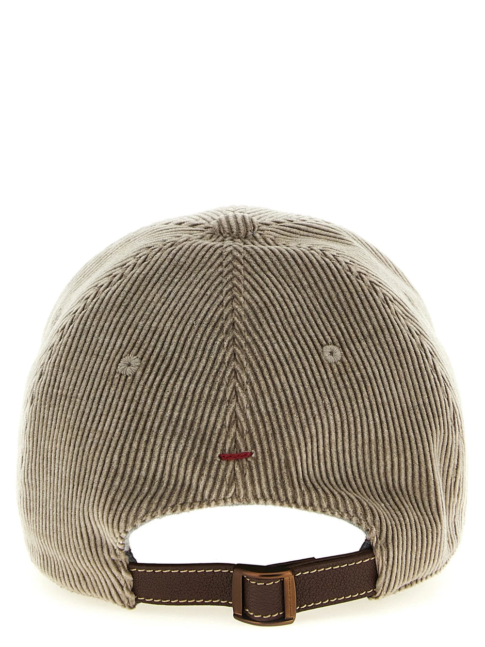 Brunello Cucinelli Gray Cotton Cap (Baseball Hat) - L