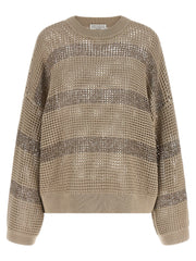 Brunello Cucinelli Gray Cotton Cardigan - L