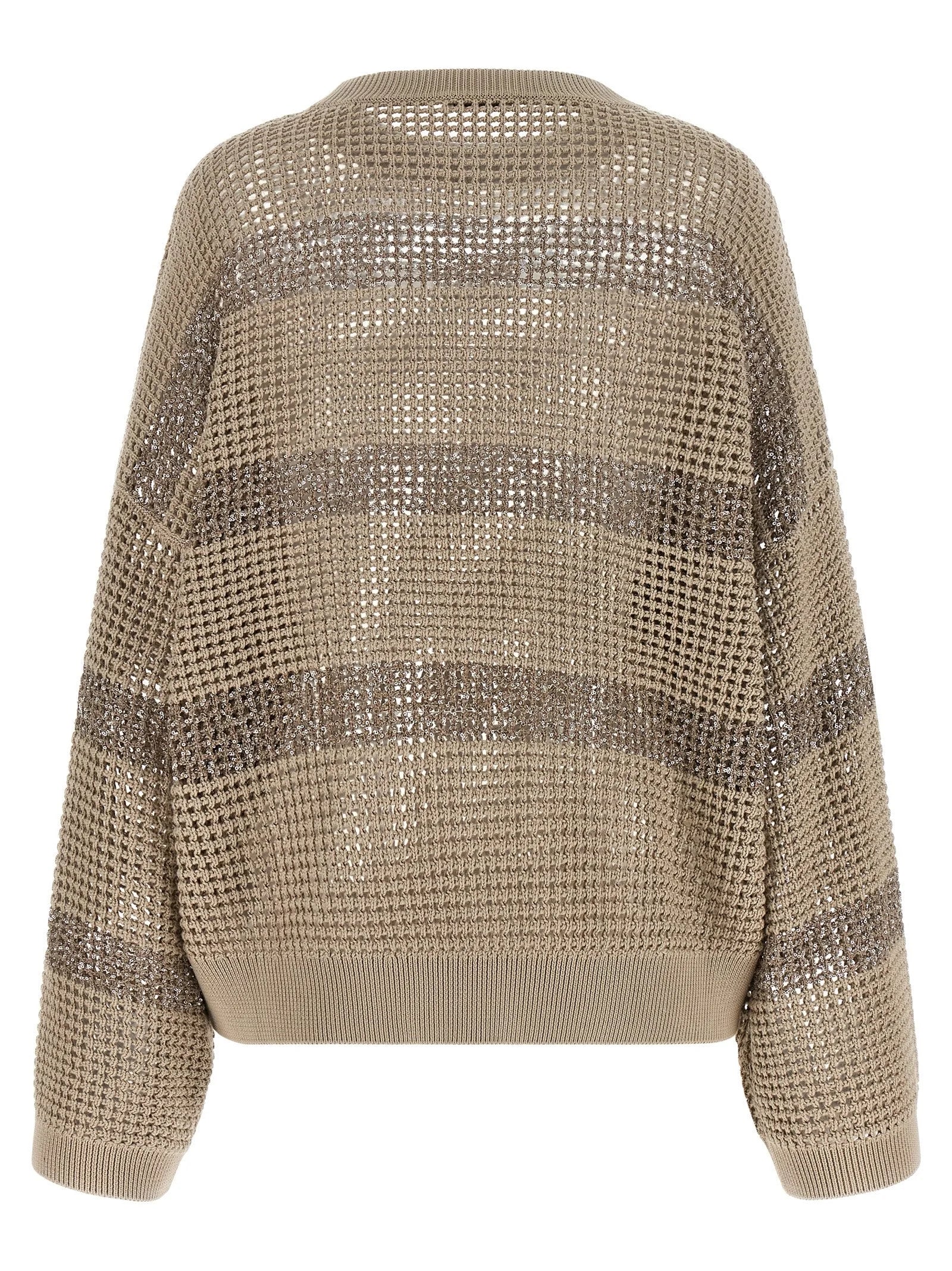 Brunello Cucinelli Gray Cotton Cardigan - L