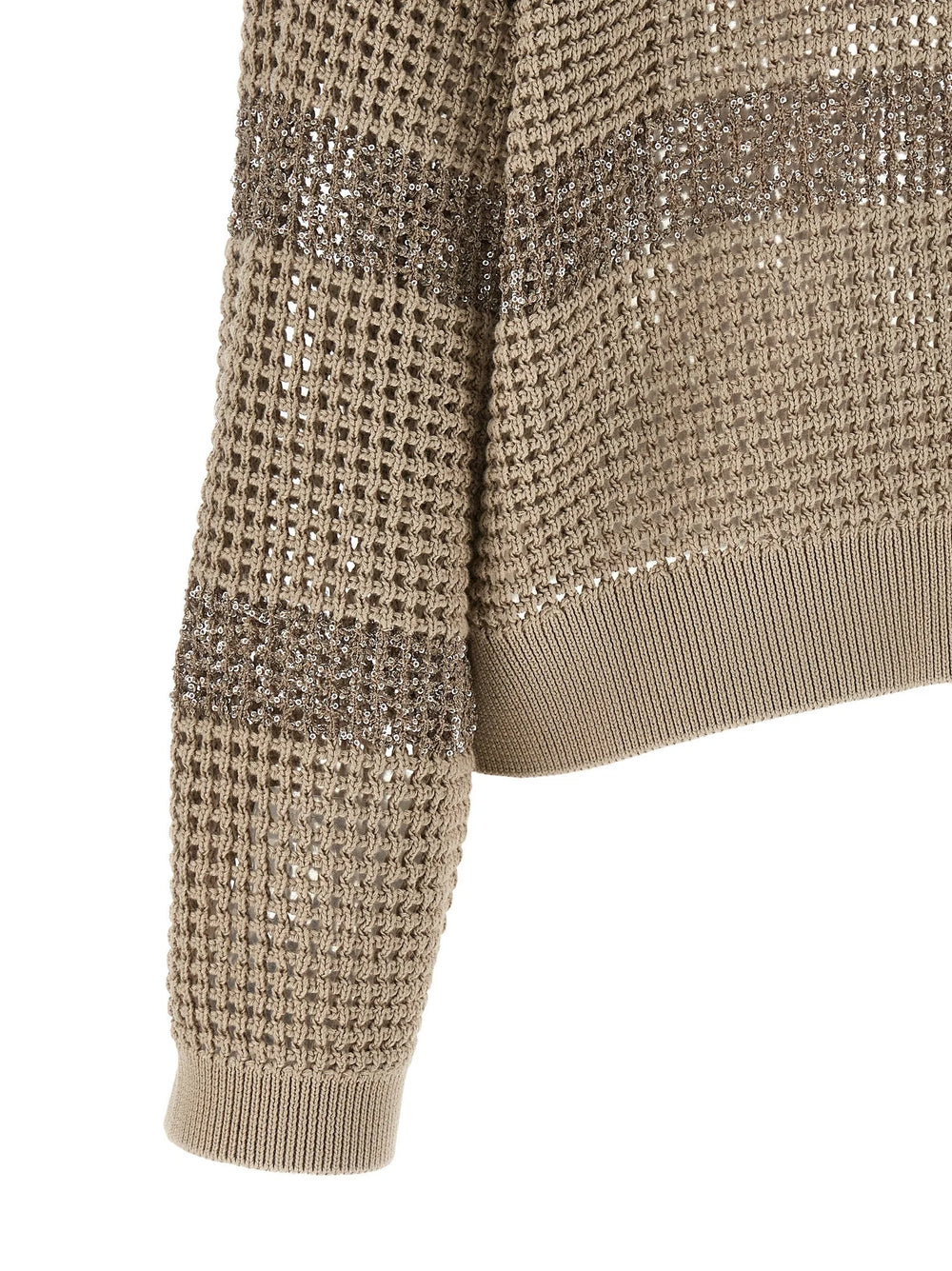 Brunello Cucinelli Gray Cotton Cardigan - L