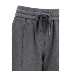 Brunello Cucinelli Gray Cotton Casual Pants - XL