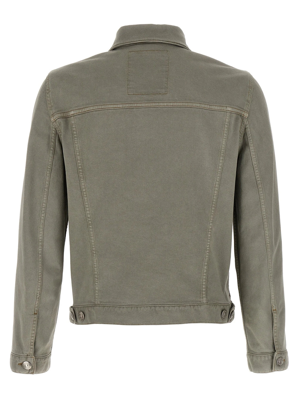 Brunello Cucinelli Gray Cotton Denim Jacket