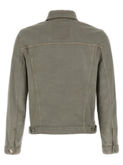 Brunello Cucinelli Gray Cotton Denim Jacket