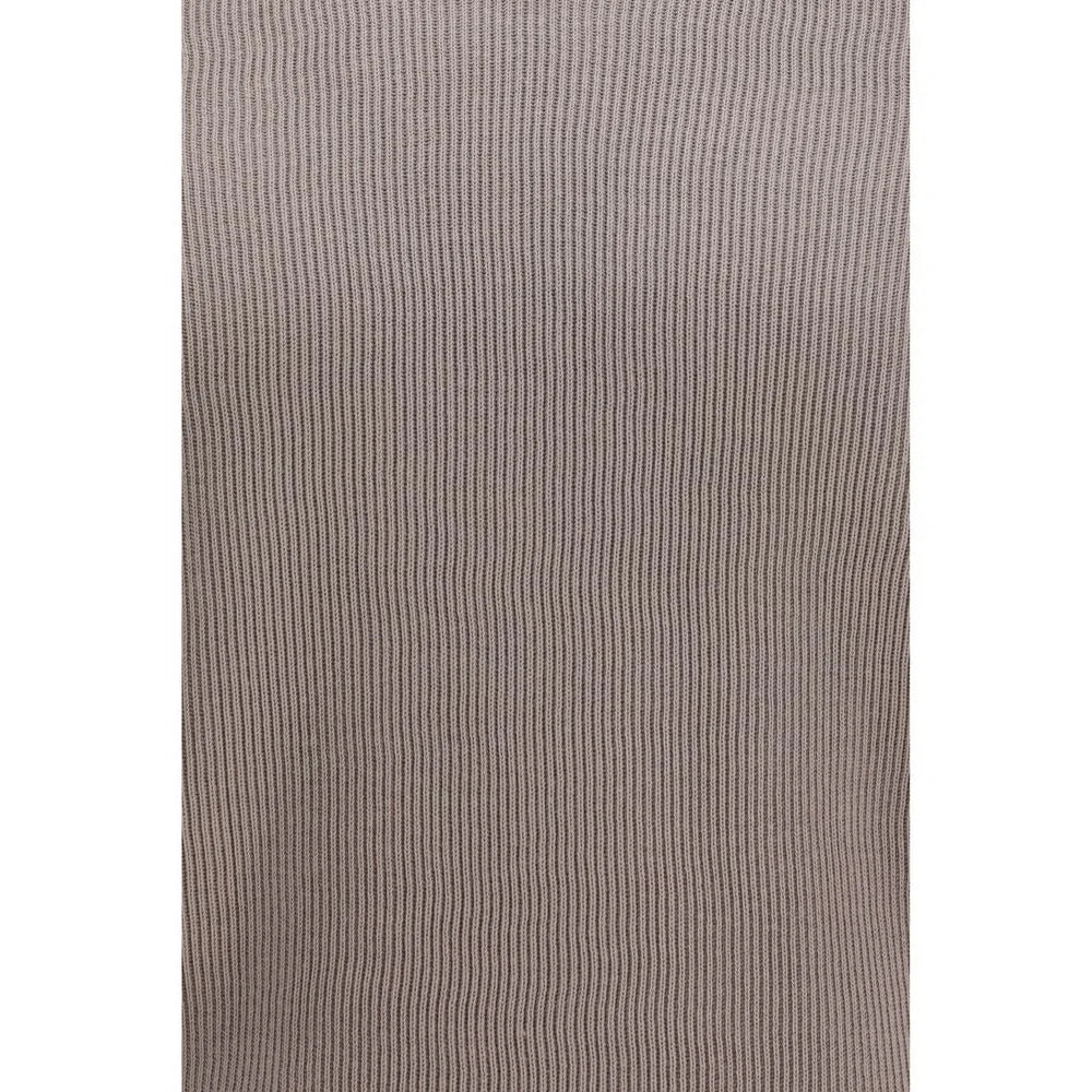 Brunello Cucinelli Gray Cotton Dress Shirt