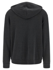 Brunello Cucinelli Gray Cotton Hoodie - S