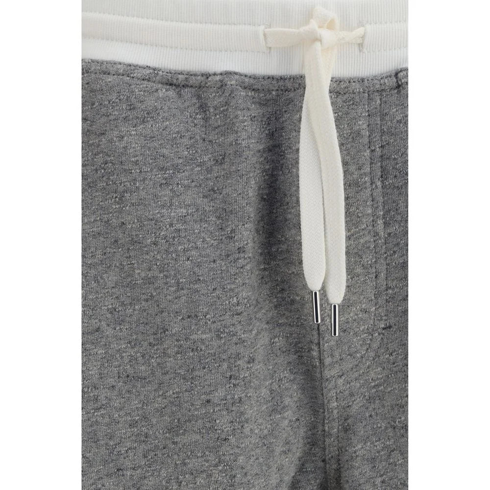 Brunello Cucinelli Gray Cotton Joggers (Workout Pants)