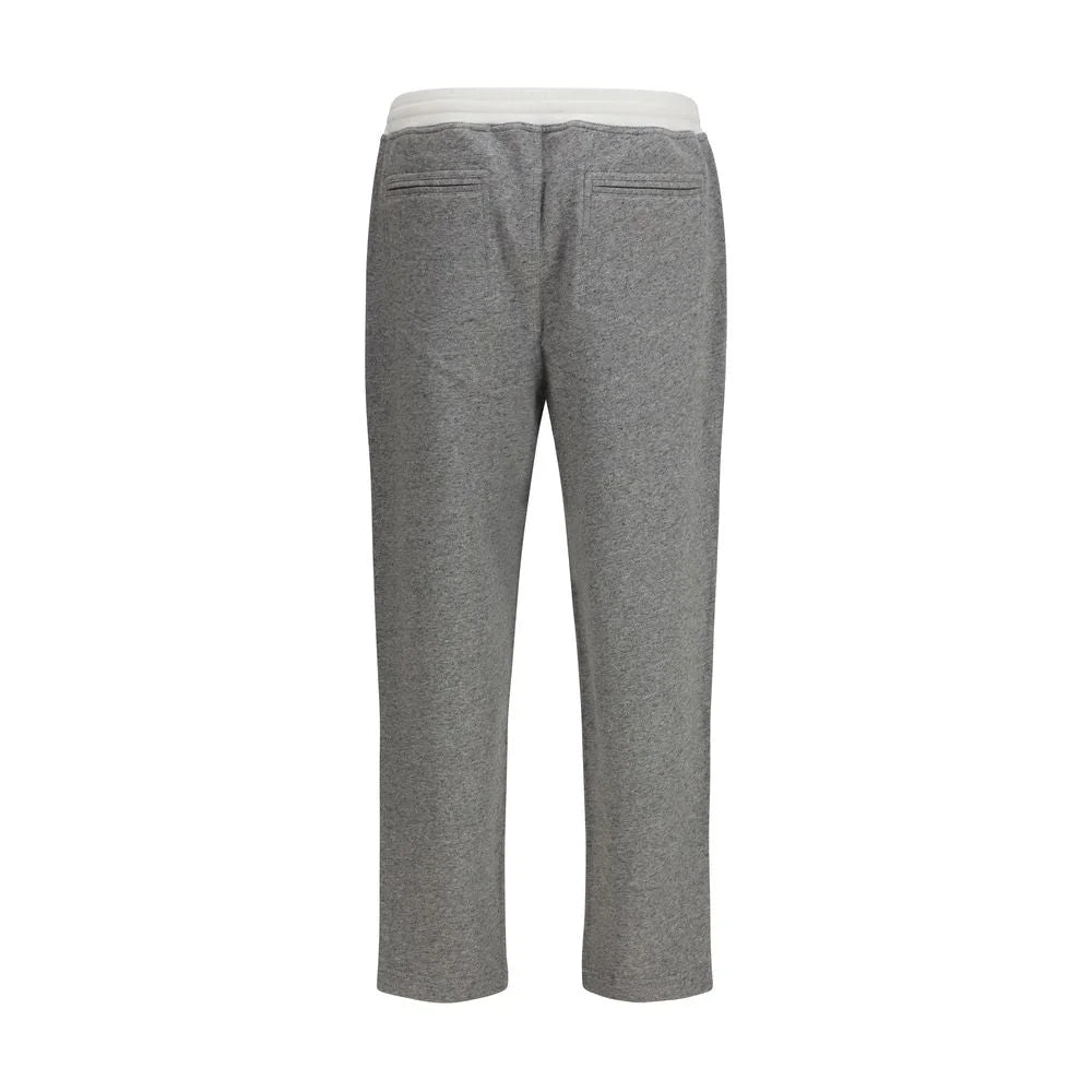 Brunello Cucinelli Gray Cotton Joggers (Workout Pants) - M