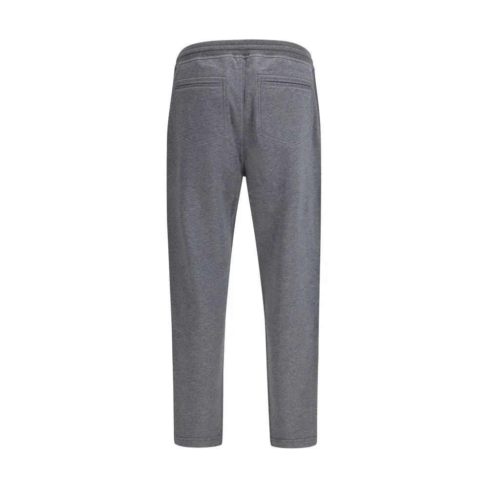 Brunello Cucinelli Gray Cotton Joggers (Workout Pants) - XL