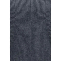 Brunello Cucinelli Gray Cotton Polo Shirt