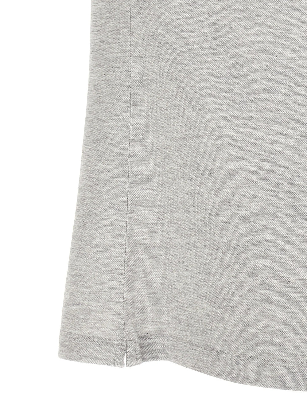 Brunello Cucinelli Gray Cotton Polo Shirt