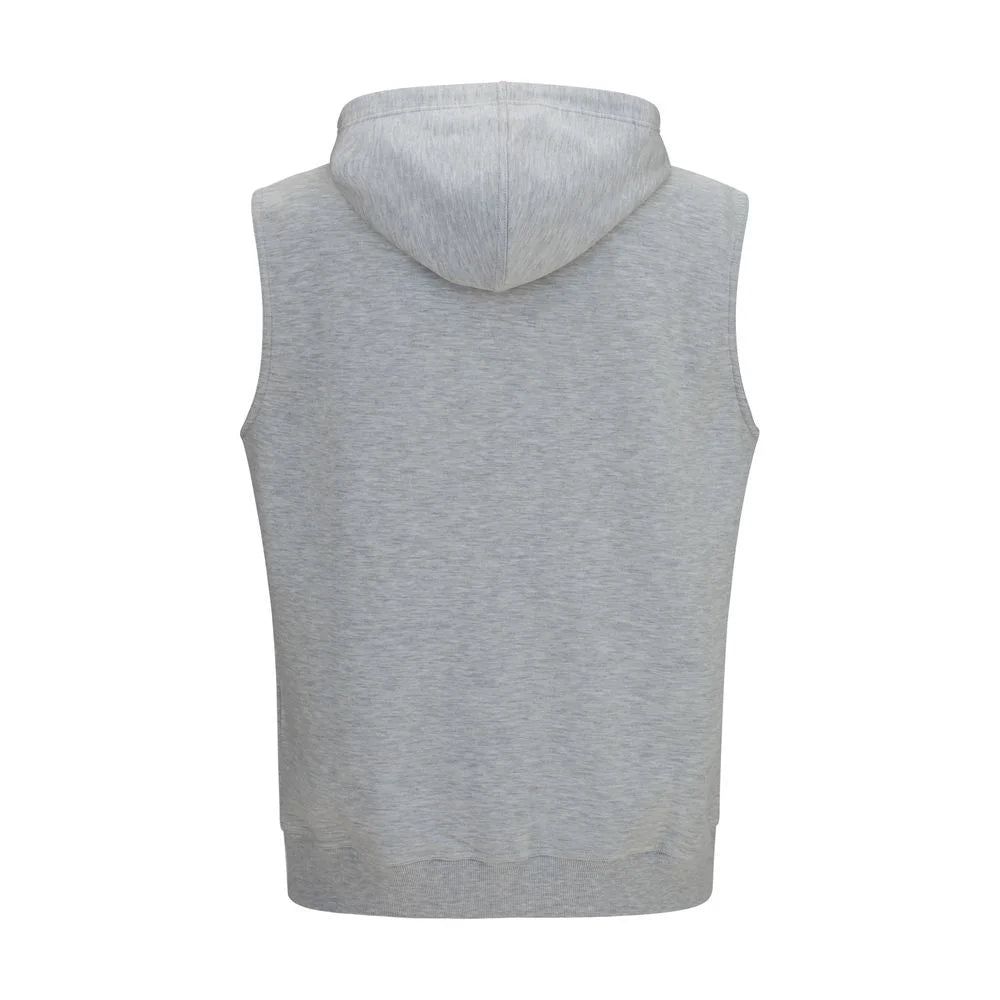 Brunello Cucinelli Gray Cotton Sweatshirt
