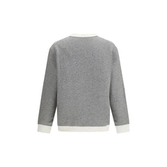 Brunello Cucinelli Gray Cotton Sweatshirt