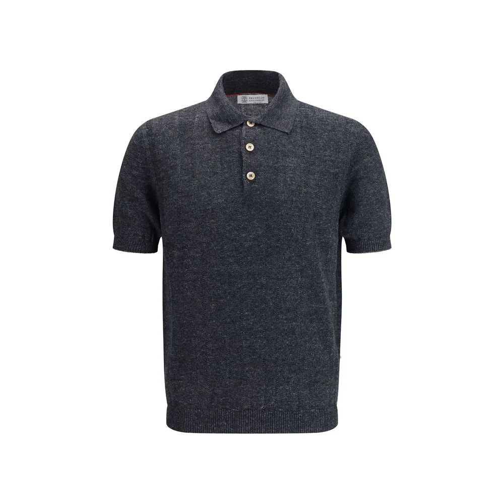 Brunello Cucinelli Gray Cotton Sweatshirt