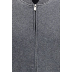 Brunello Cucinelli Gray Cotton Sweatshirt