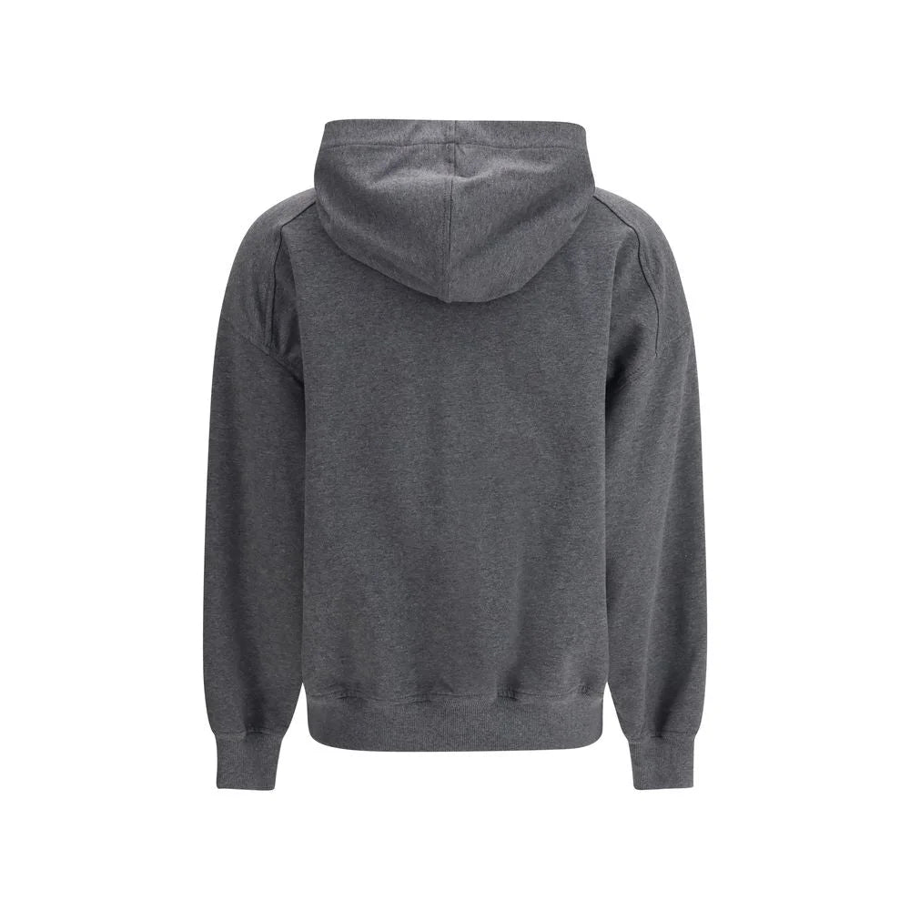 Brunello Cucinelli Gray Cotton Sweatshirt