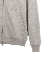 Bluza z bawełny Brunello Cucinelli w kolorze szarym